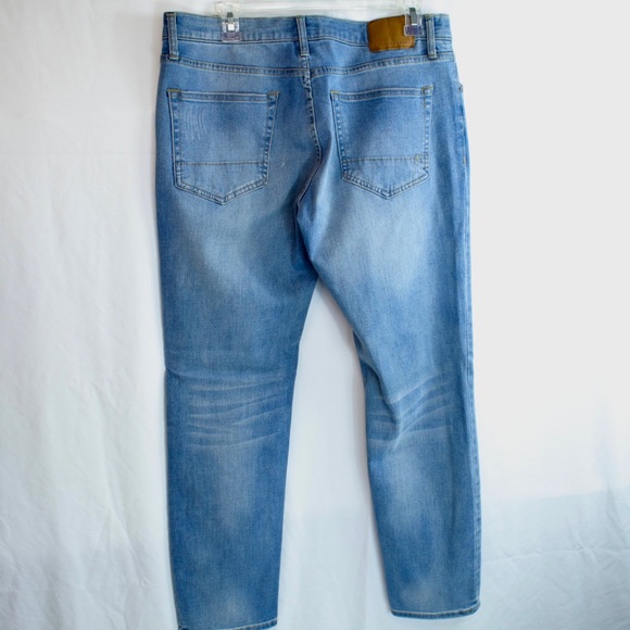 Aeropostale Light Blue Flexible Skinny Jeans Mens Size 32W/32L - NEW - Picture 6 of 8